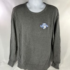 INDIANA STATE SYCAMORES BRUZER SWEATER MENS 2XL GRAY EMBROIDERED PULLOVER